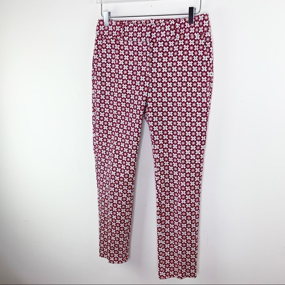 Loft Red Julie Pants